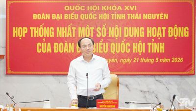 Đoàn đại biểu Quốc hội tỉnh Thái Nguyên: Thống nhất chương trình công tác
