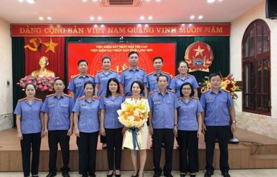 VKSND tỉnh Lạng Sơn tổ chức Lễ công bố và trao Quyết định về công tác cán bộ