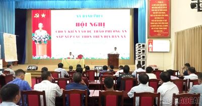Xã Hạnh Phúc lấy ý kiến về phương án sắp xếp các thôn trên địa bàn