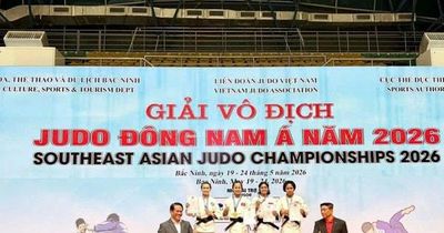 Việt Nam nhất toàn đoàn Giải vô địch Judo Đông Nam Á năm 2026