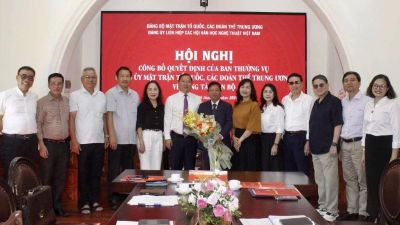 Phó Giáo sư, Tiến sĩ, nhạc sĩ Đỗ Hồng Quân giữ chức Bí thư Đảng ủy Liên hiệp các Hội Văn học nghệ thuật Việt Nam