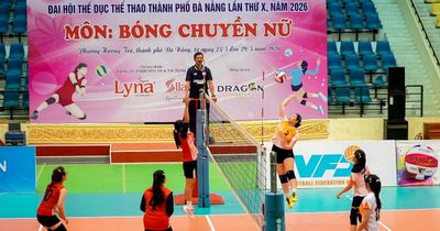 Khai mạc vòng chung kết Giải bóng chuyền nữ thành phố Đà Nẵng