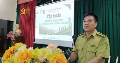 Tuyên Quang: Tập huấn nghiệp vụ bảo vệ rừng và phòng cháy, chữa cháy rừng cho hơn 100 học viên tại xã Thượng Nông