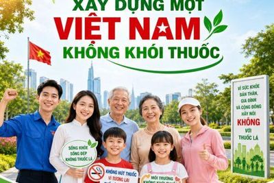 Xây dựng môi trường giáo dục lành mạnh không khói thuốc với nhiều hoạt động thiết thực