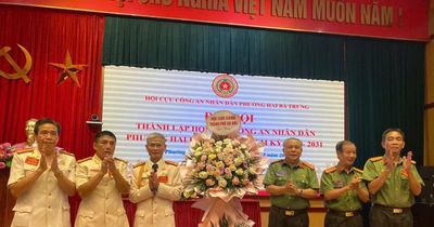 Thành lập Hội Cựu Công an nhân dân phường Hai Bà Trưng