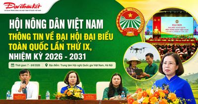 Hơn 600 đại biểu sẽ dự Đại hội đại biểu toàn quốc Hội Nông dân Việt Nam lần thứ IX
