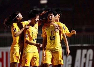 Bóng đá nữ Việt Nam đứng thứ 6 châu Á trên bảng xếp hạng CLB của AFC