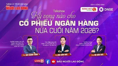 Đang diễn ra talkshow chứng khoán: 'Kỳ vọng nào cho cổ phiếu ngân hàng nửa cuối năm 2026?'