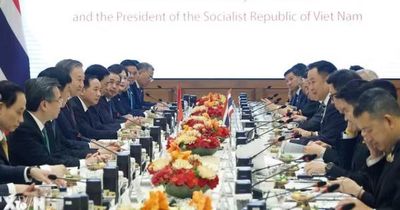 Những hình ảnh Tổng Bí thư, Chủ tịch nước Tô Lâm hội đàm với Thủ tướng Thái Lan