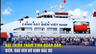 Hải trình thắm tình quân dân biển, đảo ven bờ vịnh Bắc Bộ