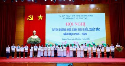 Quảng Ninh tuyên dương học sinh tiêu biểu, xuất sắc