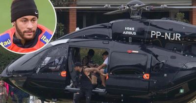 Neymar chơi trội, dùng trực thăng riêng đi hội quân chuẩn bị cho World Cup