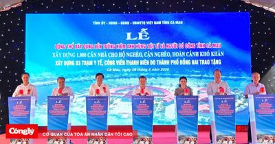Cà Mau động thổ, khởi công nhiều công trình ý nghĩa