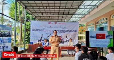 Công an tỉnh An Giang tuyên truyền an toàn giao thông tại Đặc khu Phú Quốc