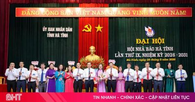 Bà Trần Thị Phương Hoa giữ chức Chủ tịch Hội Nhà báo tỉnh Hà Tĩnh
