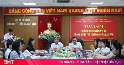 Đẩy mạnh chuyển đổi số trong công tác tuyên giáo và dân vận