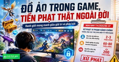 Đồ ảo trong game, tiền phạt thật ngoài đời