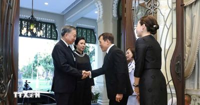 Tổng Bí thư, Chủ tịch nước Tô Lâm và Phu nhân hội kiến Nhà Vua Thái Lan và Hoàng hậu