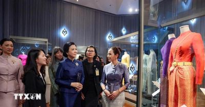 Phu nhân Ngô Phương Ly gặp Phu nhân Thủ tướng Thái Lan Thananon Charnvirakul