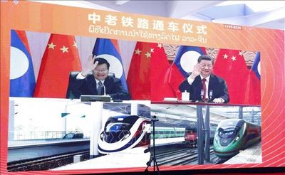 Đường sắt Trung Quốc - Lào đạt mốc 100.000 chuyến, thúc đẩy kết nối khu vực