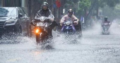 Miền Bắc mưa to, có nơi mưa rất to, tâm điểm nơi nào?