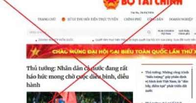 Mạo danh trang thông tin Bộ Tài chính để lừa đảo: Người dân cần nâng cao cảnh giác