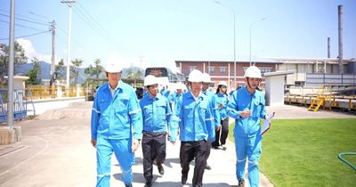 Phó Chủ tịch UBND tỉnh Nguyễn Hữu Quế làm việc với Nhà máy Idemitsu Green Energy Vietnam