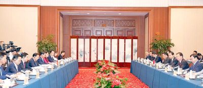 Bí thư Tỉnh ủy Lê Minh Ngân gặp mặt Bí thư Tỉnh ủy Vân Nam, Trung Quốc