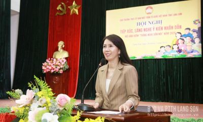 Ban Thường trực Ủy ban MTTQ Việt Nam tỉnh tiếp xúc, lắng nghe ý kiến Nhân dân tại xã Hữu Lũng