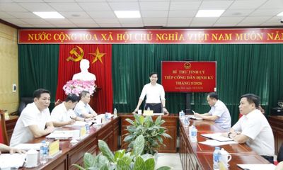 Đồng chí Bí thư Tỉnh ủy tiếp công dân định kỳ tháng 5/2026