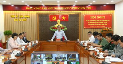 Sơ kết 1 năm vận hành mô hình chính quyền địa phương 2 cấp ngành Tổ chức xây dựng Đảng tỉnh Lâm Đồng