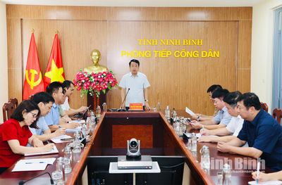 Đồng chí Chủ tịch UBND tỉnh Nguyễn Thanh Bình tiếp công dân định kỳ tháng 5