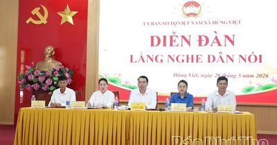 Xã Hùng Việt tổ chức Diễn đàn 'Lắng nghe dân nói'