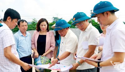 Khảo sát công tác bồi thường, giải phóng mặt bằng tại phường Bách Quang
