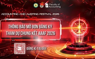 Chính thức mở đơn đăng ký tham dự chung kết Festival Kế toán Kiểm toán 2026