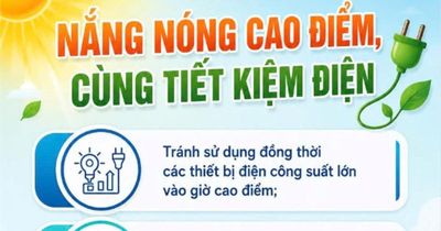 Hạn chế dùng đồng thời nhiều thiết bị công suất lớn trong giờ cao điểm
