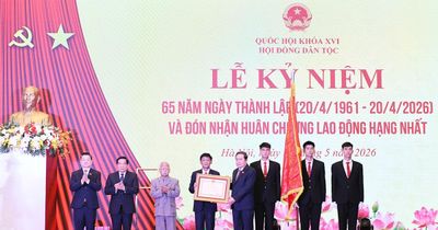 Chủ tịch Quốc hội Trần Thanh Mẫn dự Lễ kỷ niệm 65 năm thành lập Hội đồng Dân tộc
