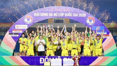 CLB nữ TP. Hồ Chí Minh bảo vệ thành công danh hiệu Cúp Quốc gia