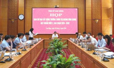 Họp Ban Chỉ đạo xây dựng Trường Chính trị Hoàng Đình Giong đạt chuẩn mức 2 giai đoạn 2026 - 2030