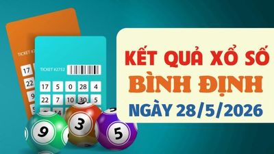 Trực tiếp kết quả xổ số Bình Định hôm nay 28/5/2026 - XSBDI 28/5