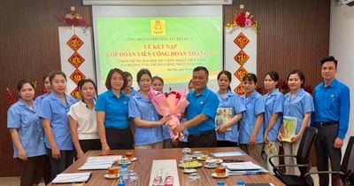 Công đoàn Công ty cổ phần Thăng Long Talimex kết nạp 14 đoàn viên mới hưởng ứng Tháng Công nhân