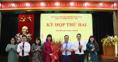 Bà Trương Thị Thanh Nhàn được bầu giữ chức Chủ tịch HĐND phường Hoàn Kiếm khóa II