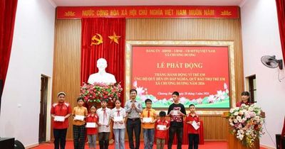Xã Chương Dương phát động Tháng hành động vì trẻ em năm 2026