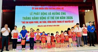 Phường Hồng Hà ký cam kết phối hợp quản lý, chăm sóc trẻ em trong dịp hè
