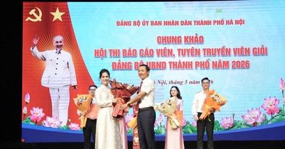 Chung khảo Hội thi Báo cáo viên, tuyên truyền viên giỏi Đảng bộ UBND thành phố Hà Nội