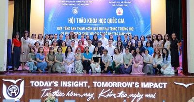 Thúc đẩy hành trình đưa tiếng Anh thành ngôn ngữ thứ hai trong trường học