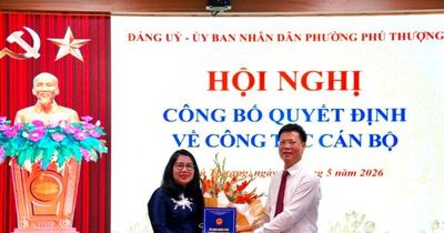 Phường Phú Thượng kiện toàn công tác cán bộ tại các đơn vị trường học và phòng chuyên môn