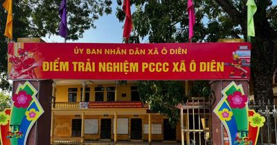 Xã đầu tiên của Hà Nội tổ chức điểm trải nghiệm phòng cháy cho người dân