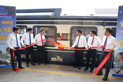 Ngành đường sắt ra mắt toa xe chỉ huy tích hợp công nghệ số, đa chức năng