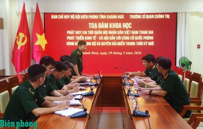 Phát huy vai trò Quân đội nhân dân Việt Nam tham gia phát triển kinh tế-xã hội gắn với củng cố quốc phòng